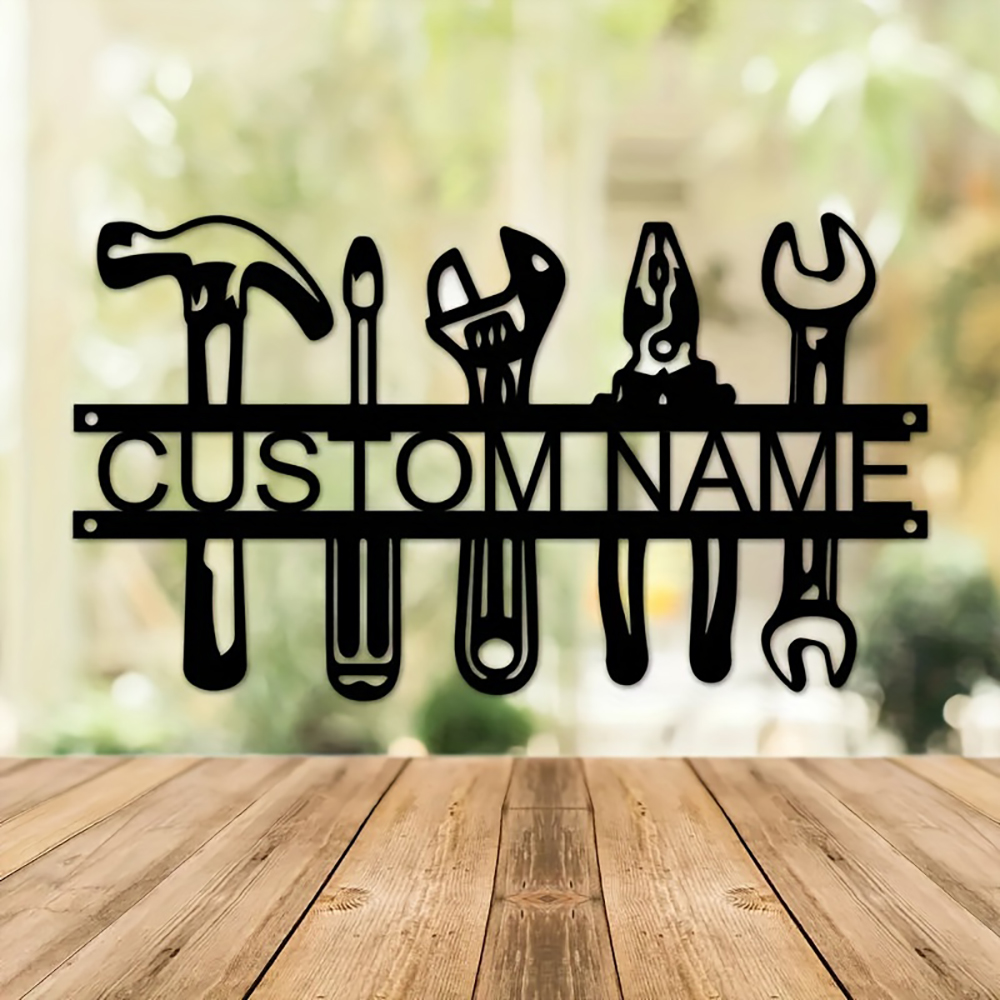 Design Tools Workshop - Customized Name Industrial Style Iron Wall