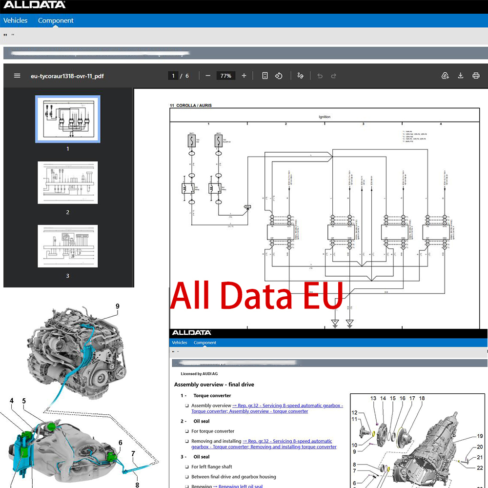 2026 Alldata Online Software A - đánh giá và giá Workshop Tools Diagram