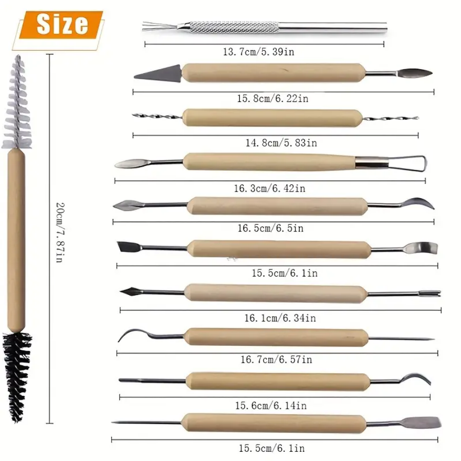 1SET Pottery Clay Sculpting Mo - đánh giá và giá Workshop Tools For Carpentry
