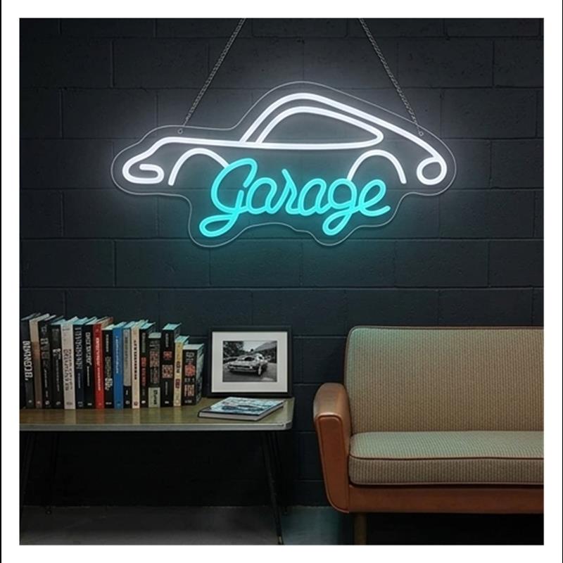 Garage Neon Sign LED Light Dim - đánh giá và giá Workshop Tools Wallpaper