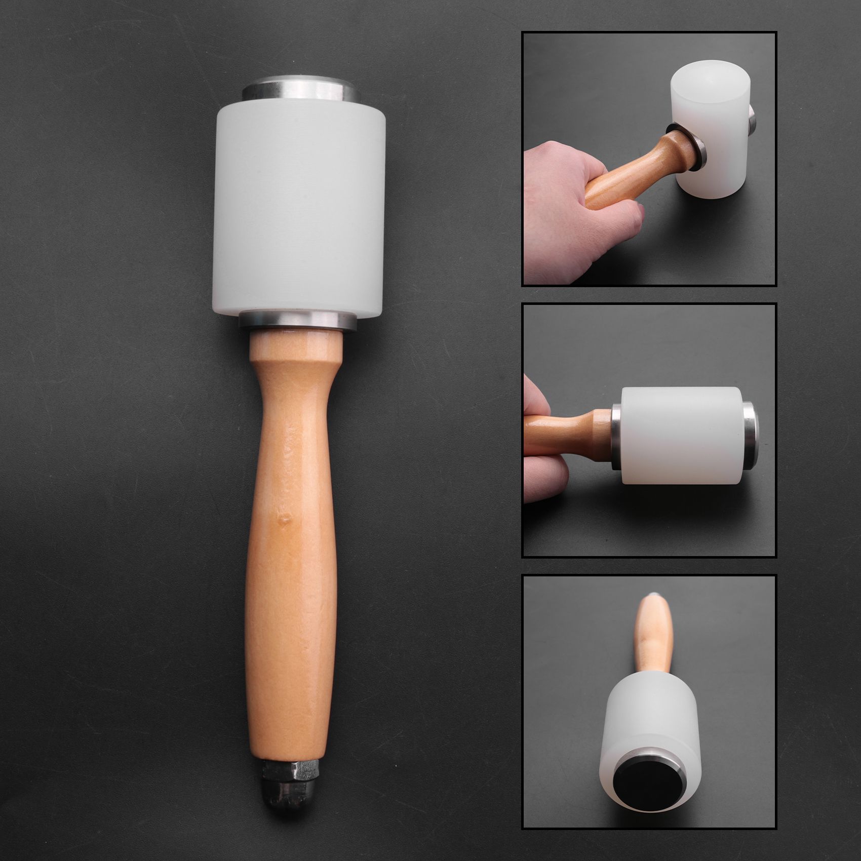 A84X-2 Pcs Leather Carving Ham - đánh giá và giá Mallet Wood Carving
