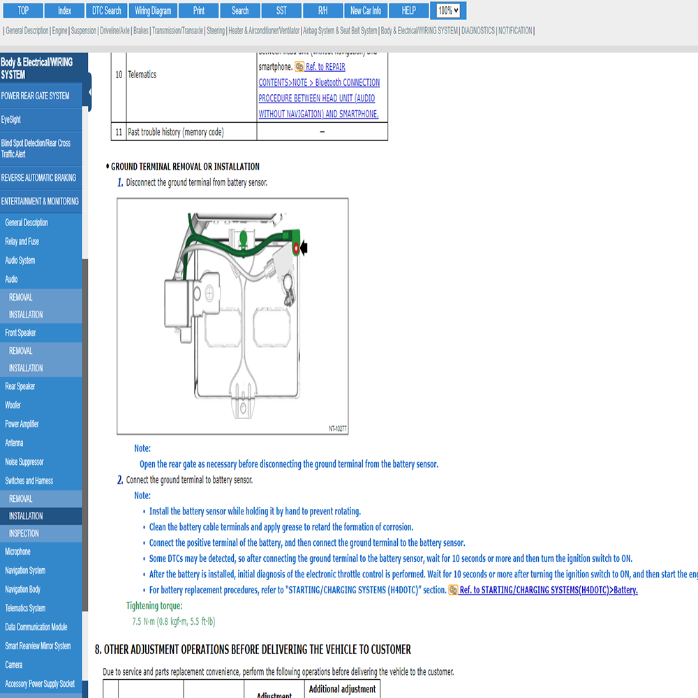 Online Account for Su-baru S-T - đánh giá và giá Workshop Tools Diagram