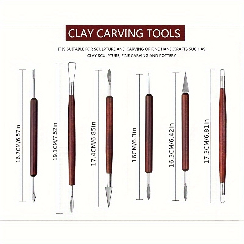 6PCS Sculpting Tool Pottery Wo - đánh giá và giá Workshop Tools For Carpentry