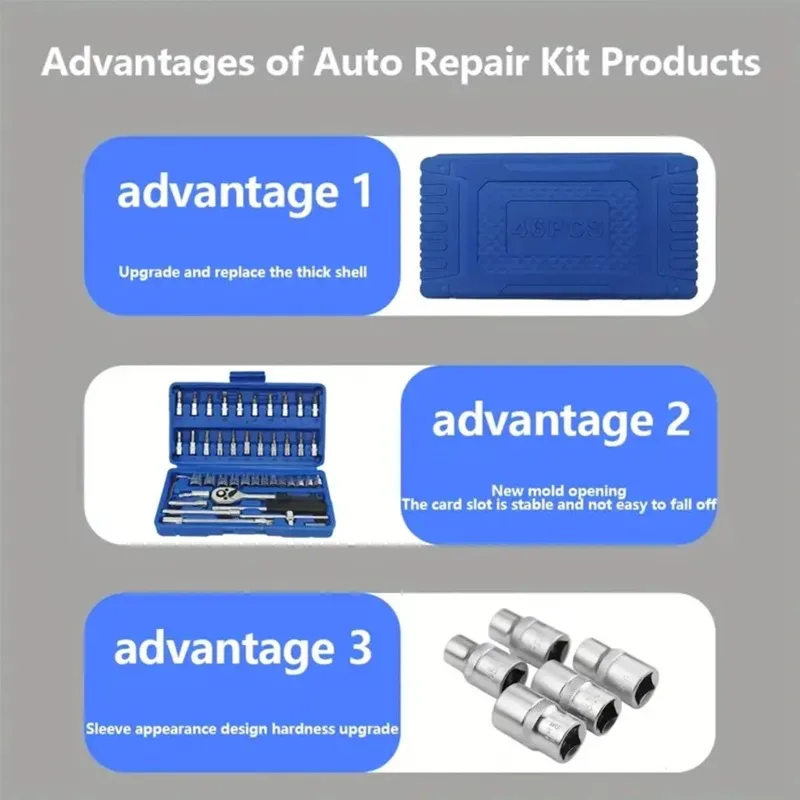 46-in-1 Heavy Duty Automotive  - đánh giá và giá Design Tools Workshop