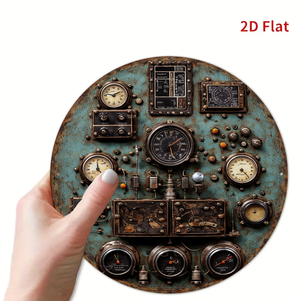 2D Flat Retro Dashboard Round  - đánh giá và giá Workshop Tools Wall