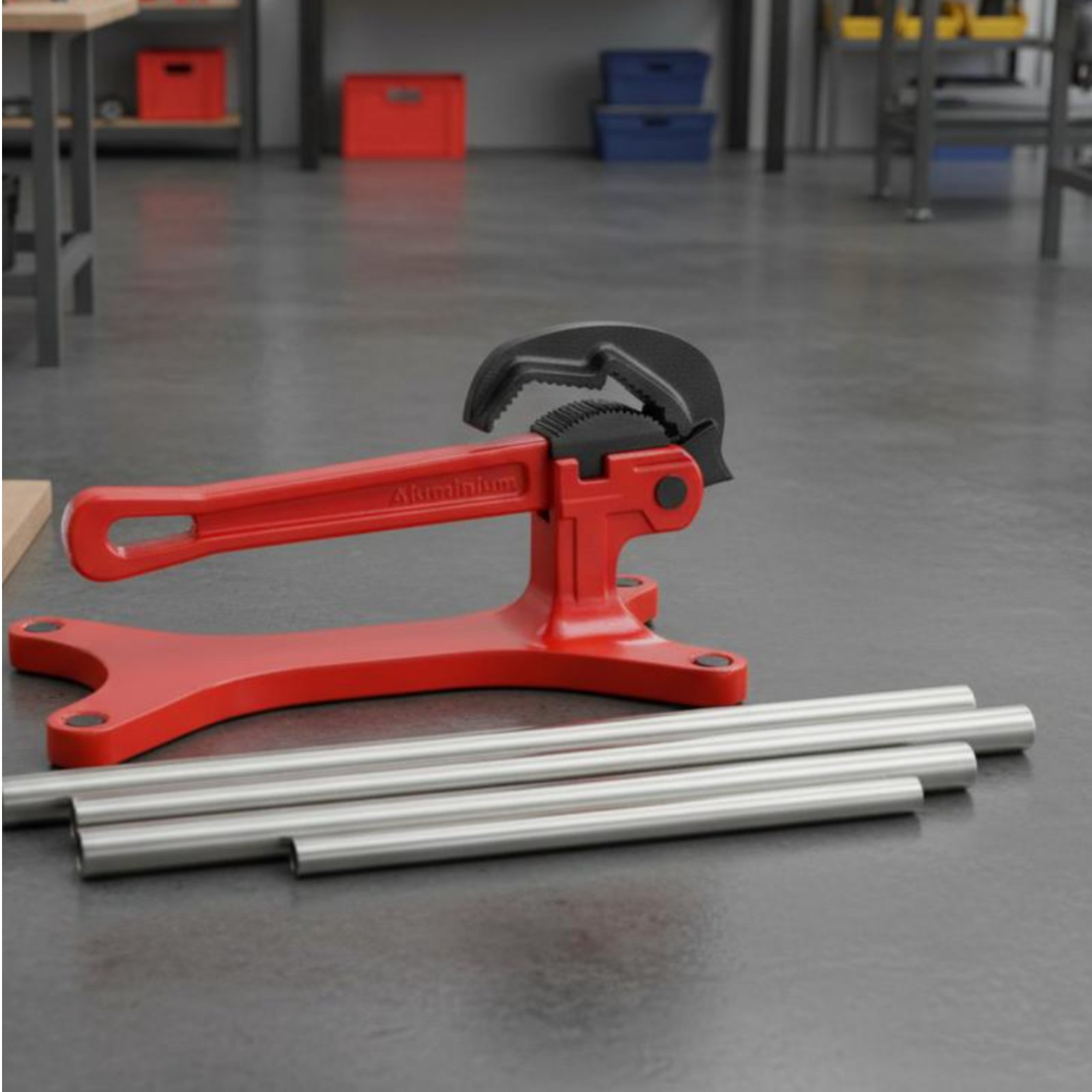 Yoke Pipe Vise Sturdy-Duty Por - đánh giá và giá Workshop With Tools