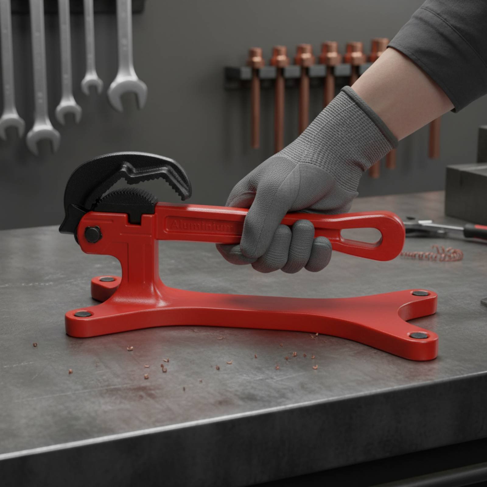 Self-Locking Pipe Wrench Porta - đánh giá và giá Workshop With Tools