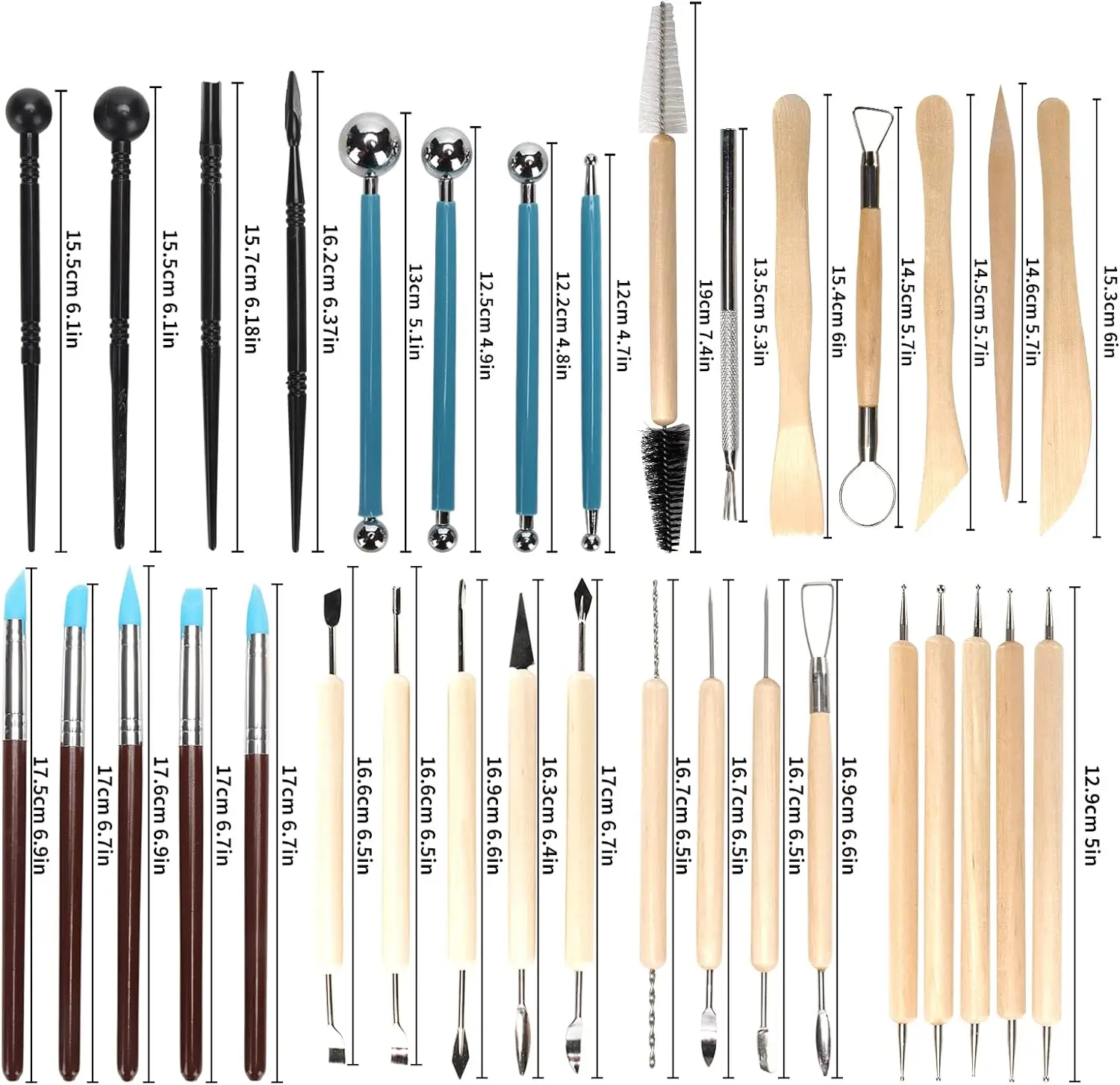 8-61PCS Pottery Tool Set - Cer - đánh giá và giá Workshop Tools For Carpentry