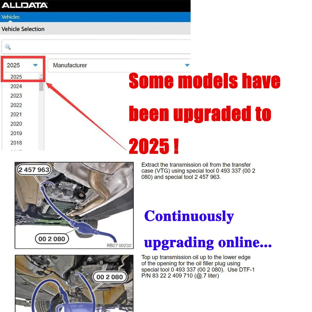 2027 Alldata CAR Data Newest O - đánh giá và giá Workshop Tools Diagram