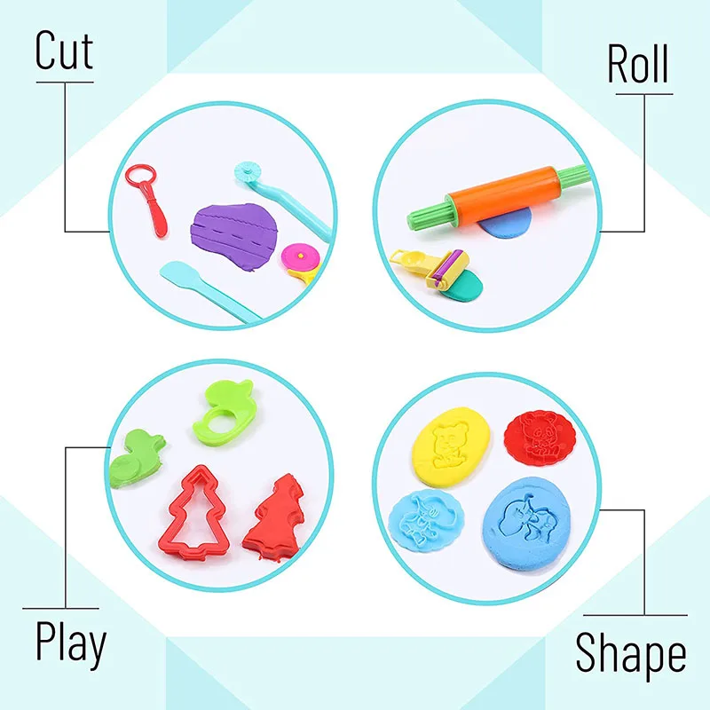 Kids DIY Play Dough Art Craft  - đánh giá và giá Tools Workshop For Kids